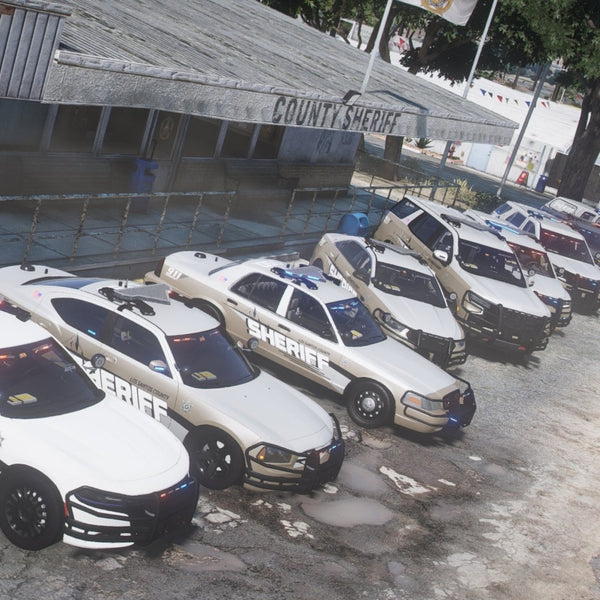 Sheriff Debadged Police Pack | 16 Vehicles | Templates