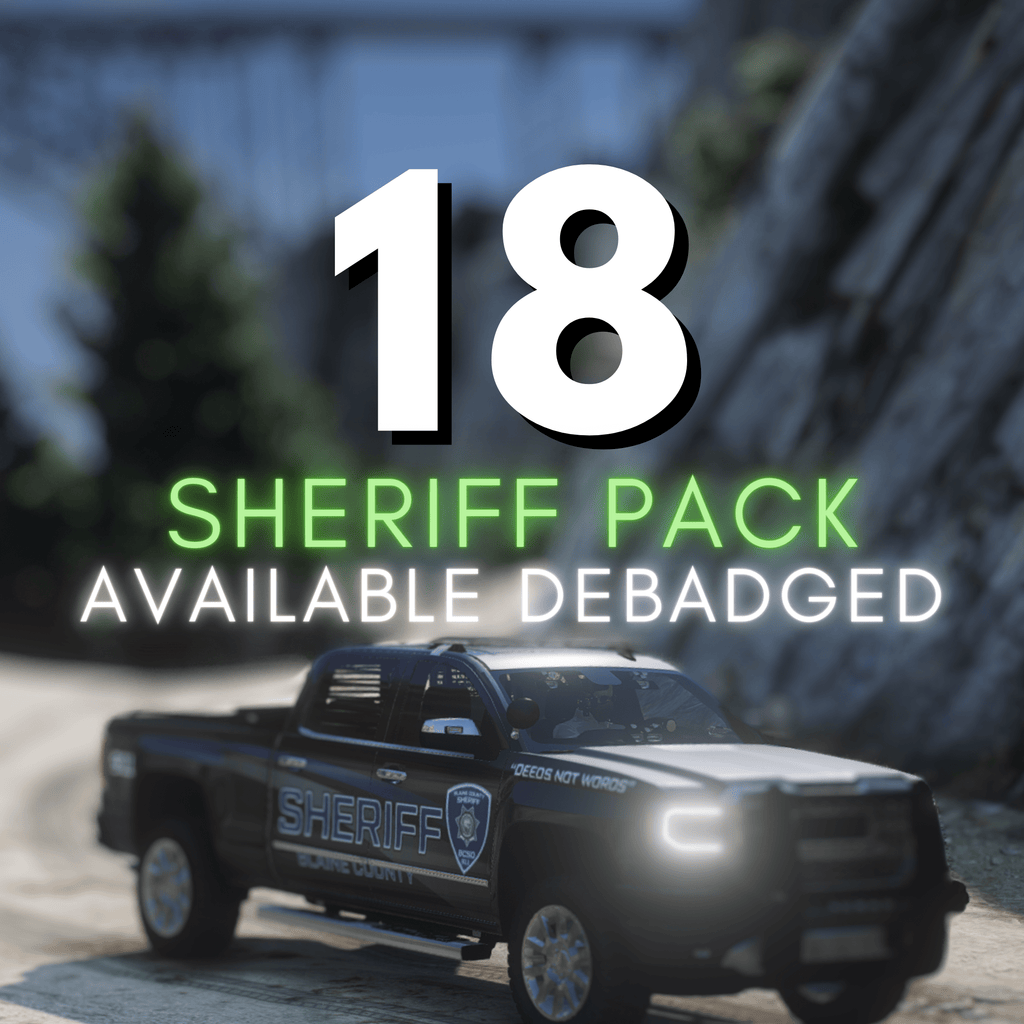 FiveM Sheriff Debadged Police Pack | 18 Vehicles | Templates - DigitalLatvia