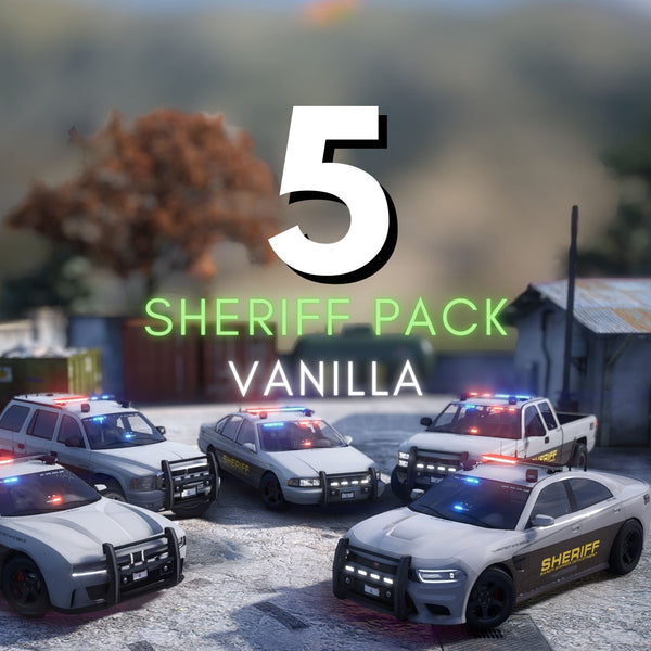 Sheriff Vanilla Pack | 5 Vehicles | Templates
