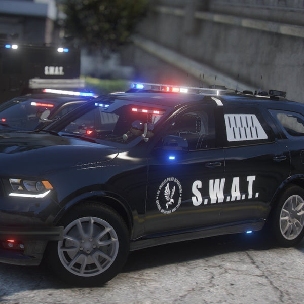 SWAT Debadged Police Pack | 5 Vehicles | Templates