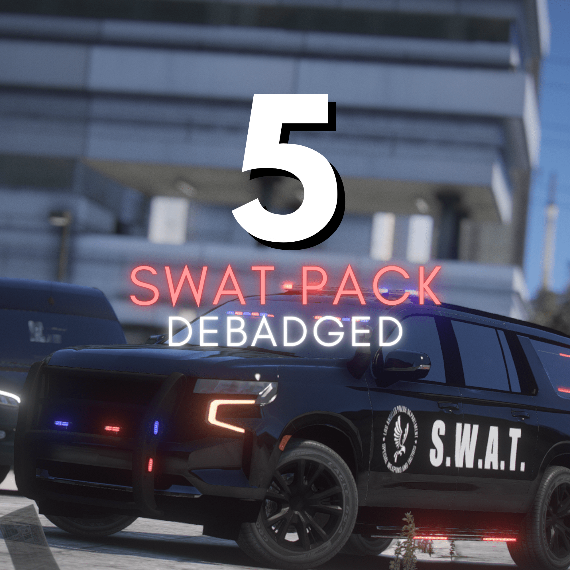 FiveM SWAT Debadged Police Pack | 5 Vehicles – DigitalLatvia