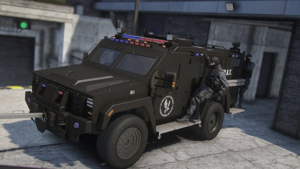 SWAT Debadged Police Pack | 5 Vehicles | Templates