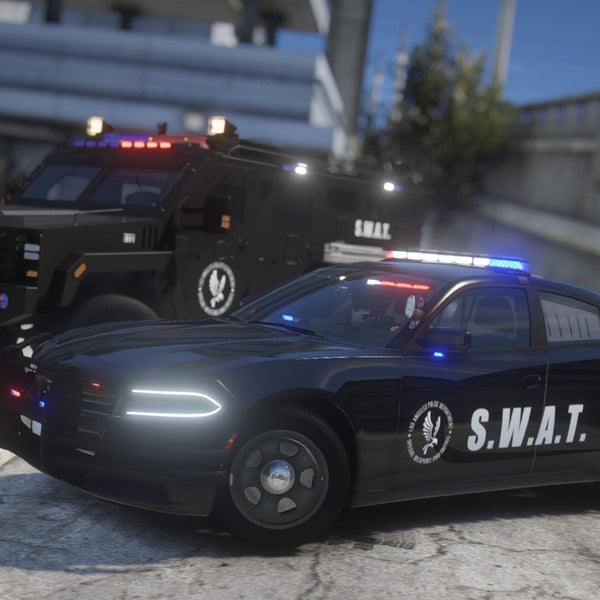 SWAT Debadged Police Pack | 5 Vehicles | Templates