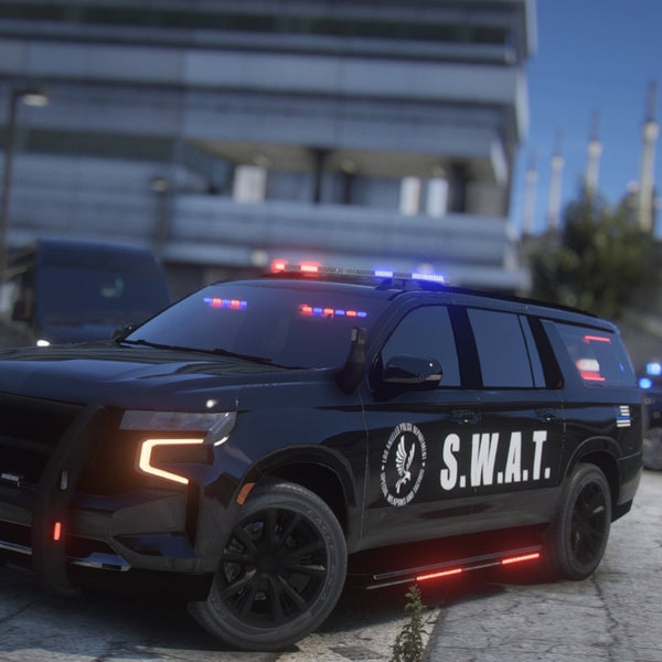 SWAT Debadged Police Pack | 5 Vehicles | Templates