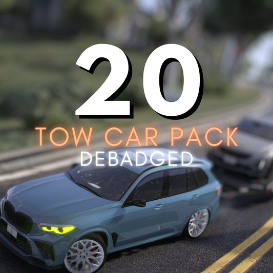 Debadged Tow 20 Car Pack