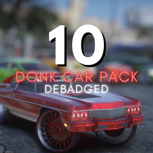 Debadged Donk Car Pack | 10 CARS