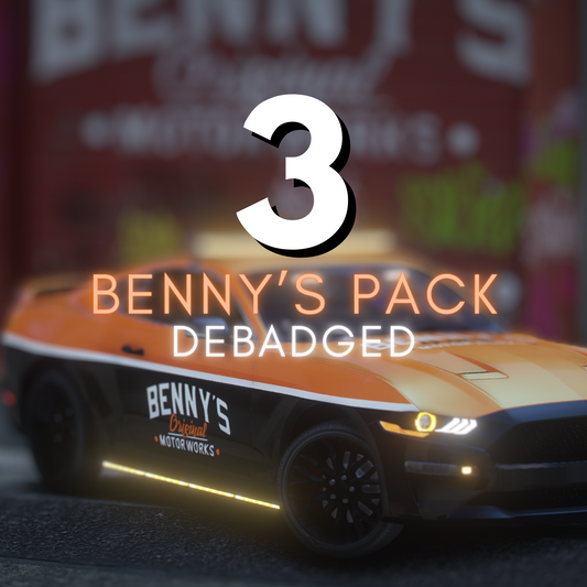 Benny's Mechanics Debadged Car Pack | 3 VEHICLES