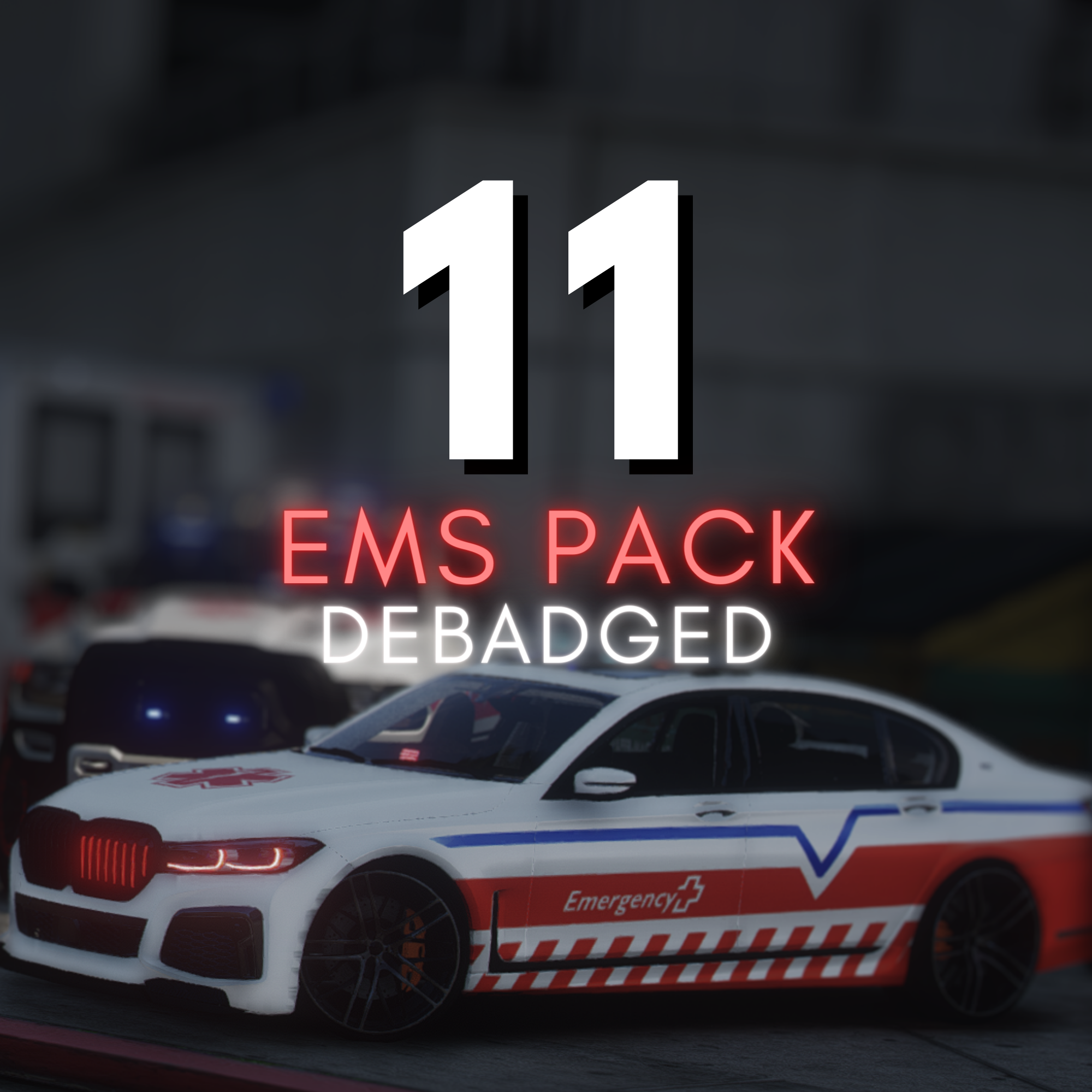 FiveM EMS Debadged Car Pack | 11 Vehicles | Templates – DigitalLatvia