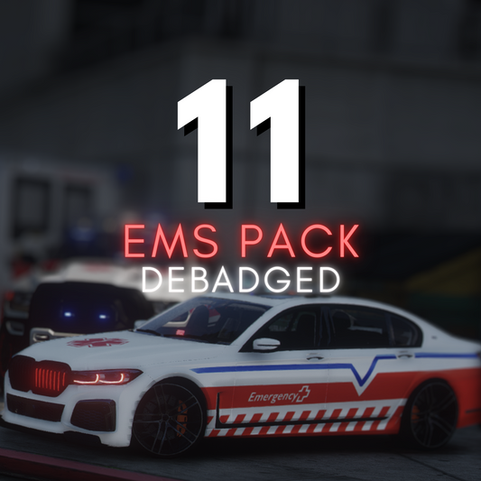 EMS Debadged Car Pack | 11 Vehicles | Templates