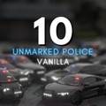 Police Vanilla Unmarked Pack | 10 Fahrzeuge | Rufzeichen | Vorlagen