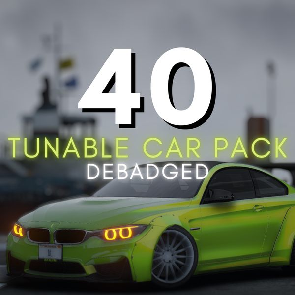 Debadged Car Pack | 40 Vehicles | Tuning