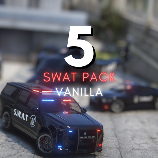 SWAT Vanilla 5 Car Pack | Templates