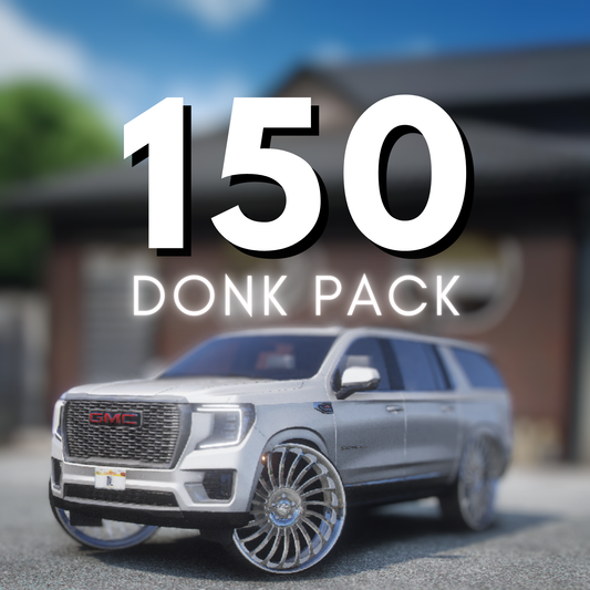 Donk Car Pack: 150 CARS