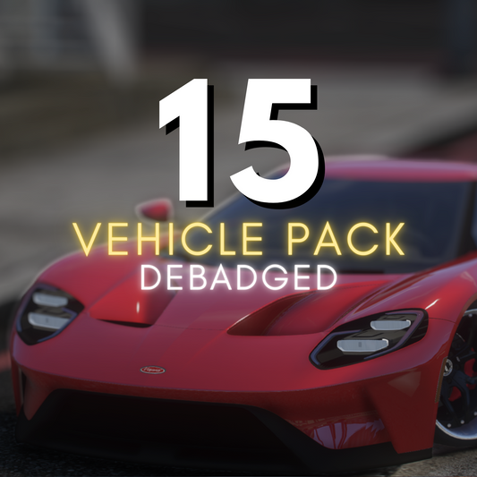 Debadged Car Pack | 15 CARS