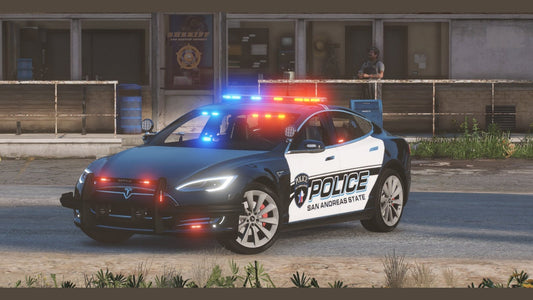 Tesla Model S Police