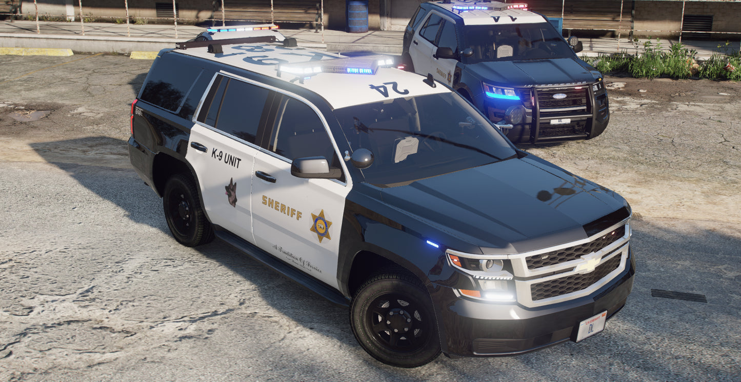 ELS Sheriff Police Car Pack  | 15 Vehicles