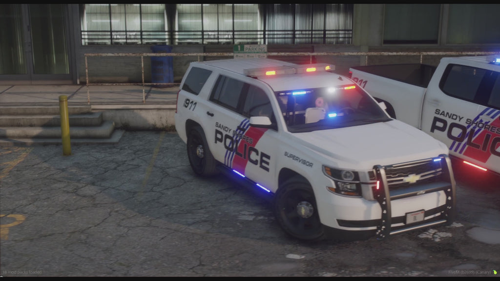 Sandy Shores Polizeiauto-Paket | 3 Autos